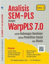 Analisis SEM-PLS Dengan WarpPLS 7.0 Untuk Hubungan Nonlinier Dalam Penelitian Sosial Dan Bisnis+cd